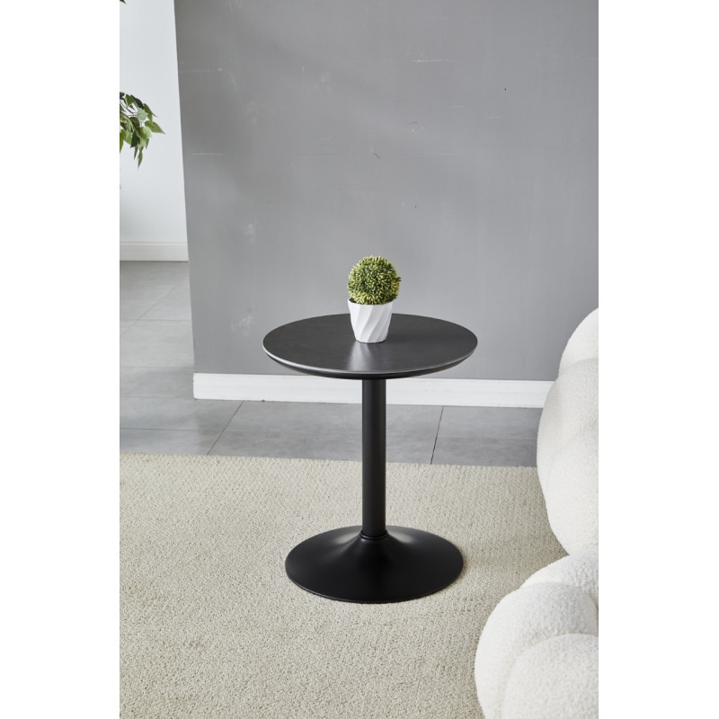Table d'appoint Goya effet marbre céramique 44 cm