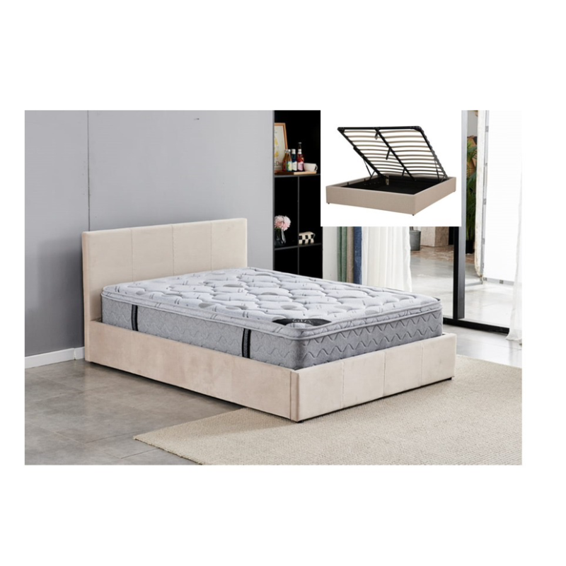Lit coffre Simply 140x190 cm avec rangement