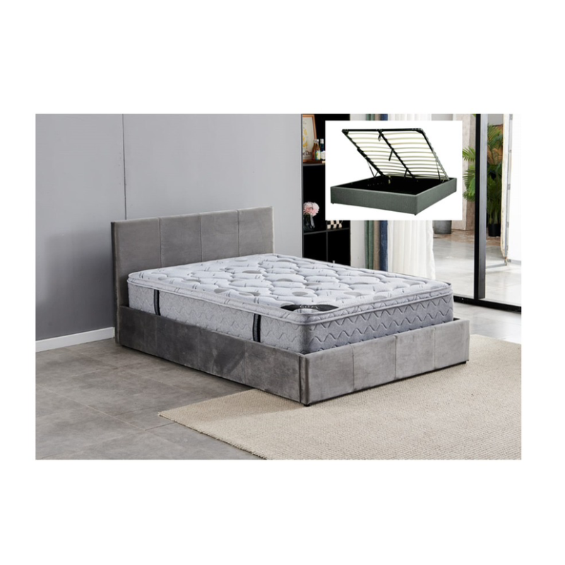 Lit coffre Simply 140x190 cm avec rangement