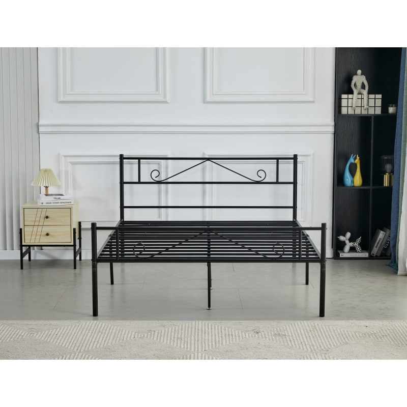 Lit Mario metal 140x190 esprit retro chic