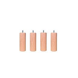 Lot de 4 pieds pour sommier et meuble