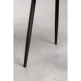Chaise scandinave Scandi pieds noirs