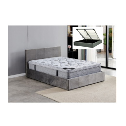 Lit coffre Simply 140x190 avec rangement