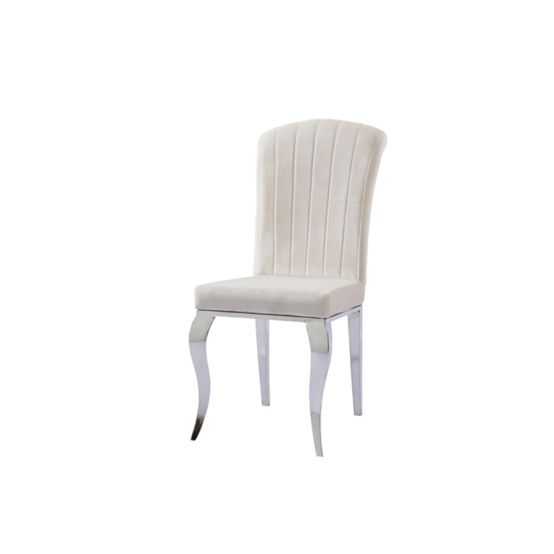Chaise Nino velours - assise rembourree confort
