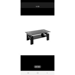 Table basse Gloria rectangulaire 110 cm - salon