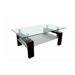 Table basse Gloria translucide 110 cm design