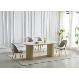 Table à manger 180cm 2 pieds