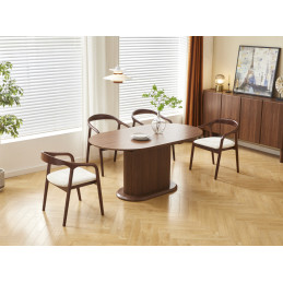 Table a manger extensible Vanessa ceramique 160-200