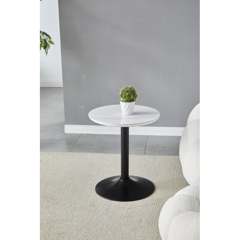 Table basse d'appoint Goya, plateau céramique