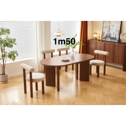 Table a manger Ambre , finition