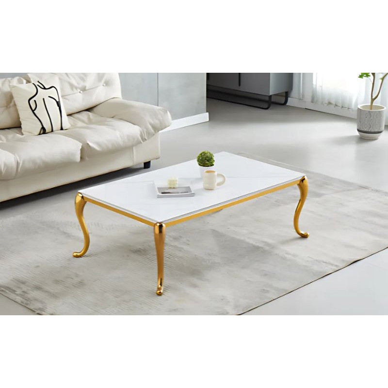 Table basse rectangulaire pied baroque Table basse rectangulaire pied baroque