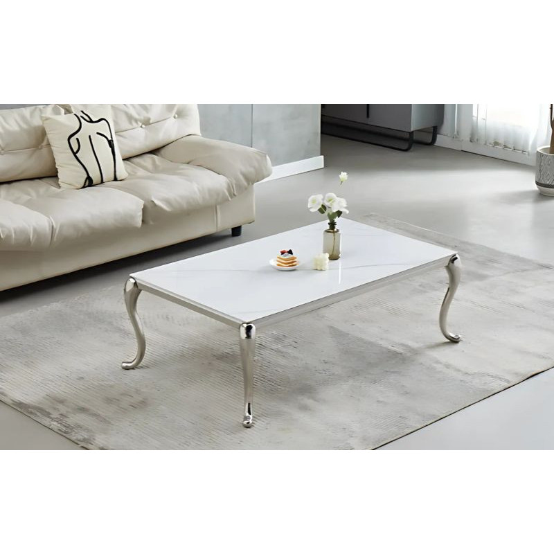 Table basse rectangulaire pied baroque Table basse rectangulaire pied baroque