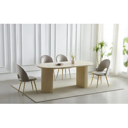 Table à manger 180cm 2 pieds