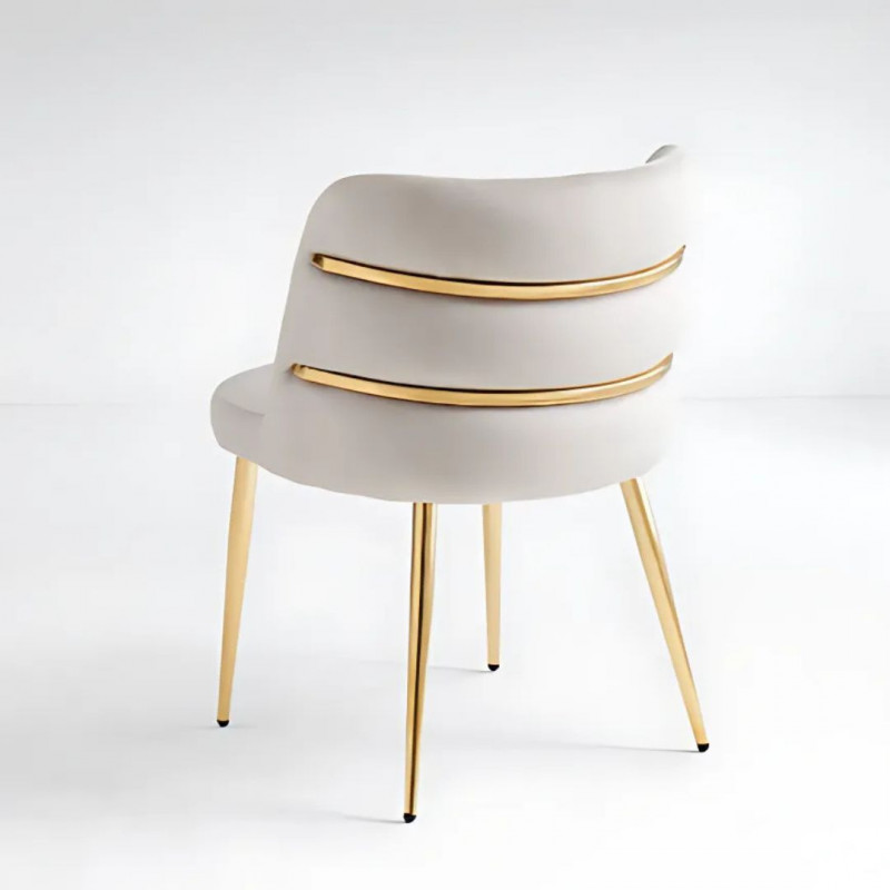 Chaises design en laine bouclée – Lot de 4, 3 coloris au choix, pieds métal Chaises design en laine bouclée – Lot de 4, 3 coloris au choix, pieds métal