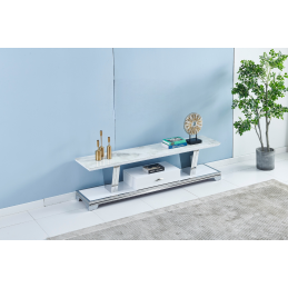 Meuble TV Auréo 150 marbre doré – Bricochic