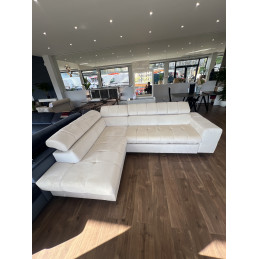 Canapé d'angle VELUTO convertible avec coffre