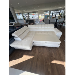 Canapé d'angle VELUTO convertible avec coffre