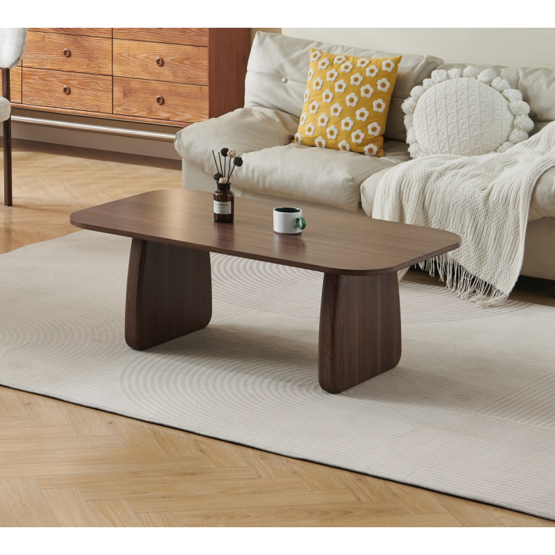Table basse Helen noyer 120 cm de salon