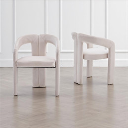 Chaise Onix Cremona beige salle a manger