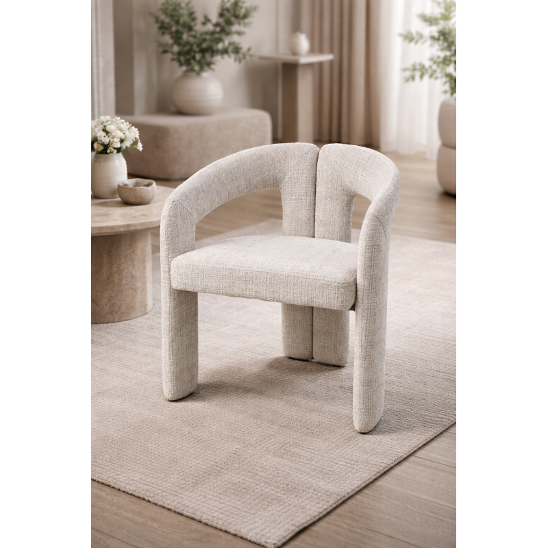 Chaise Onix Cremona beige salle a manger
